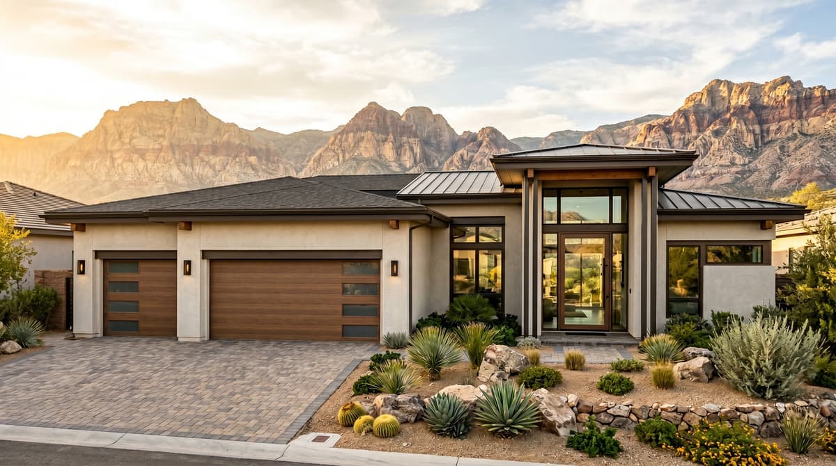First-time buyer signing closing documents at a Henderson title company